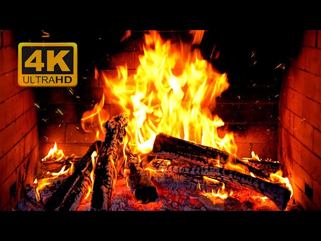 🔥 Fireplace 4K. Cozy Winter