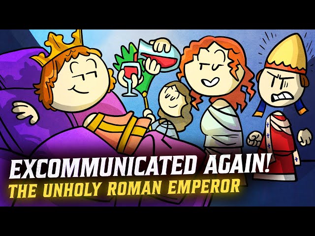 The Unholy Roman Emperor Frederick II 2 - Excommunicated Again | European History | Extra History