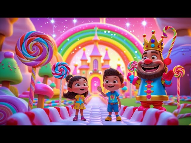 The Magic Land Adventure! 🍭✨ A Fun & Magical Kids' Poem | 3D Animated Story