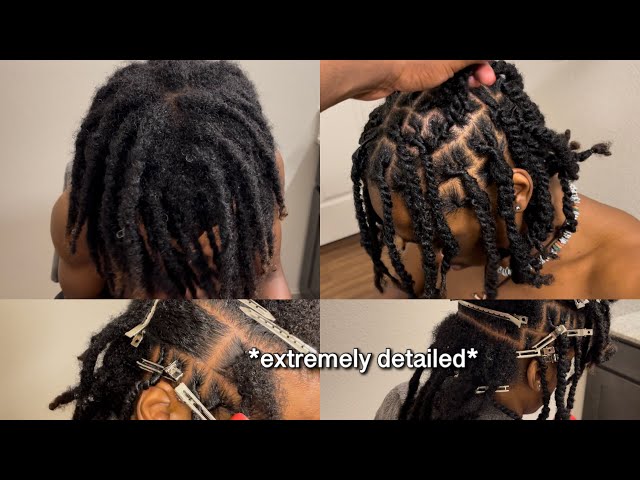 How to: Retwist dreads and do two strand twist on dreads. *Beginner friendly* step by step tutorial.