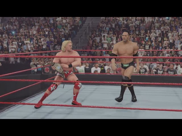 Jeff Jarrett vs The Rock PROMO