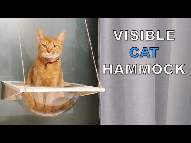 DIY Visible Cat Hammock Bed