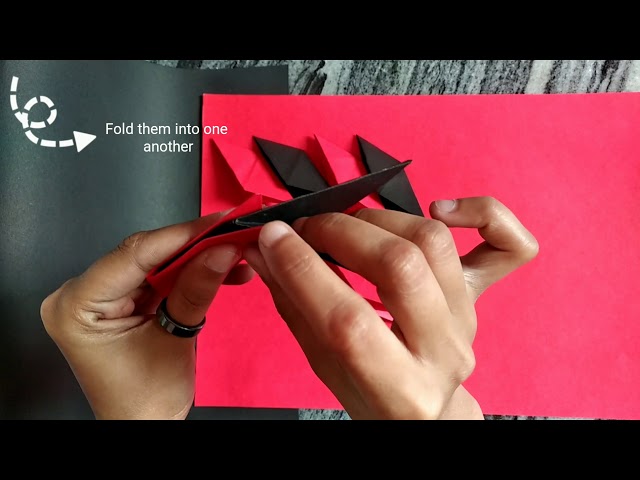 How to make | Paper Ninja Dart | Origami | Paper Folding | Wall Hanging | Art Work | Info Nuggets