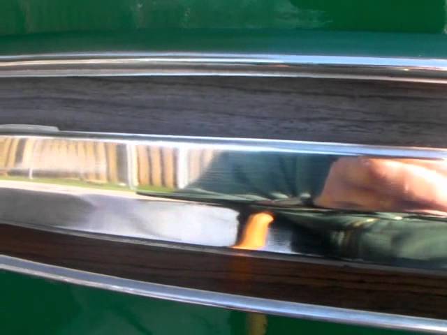 Restoring aluminium trim.