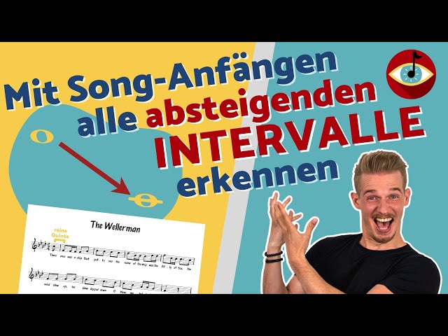 ABSTEIGENDE INTERVALLE ERKENNEN! - Mit vielen hilfreichen HÖRBEISPIELEN!