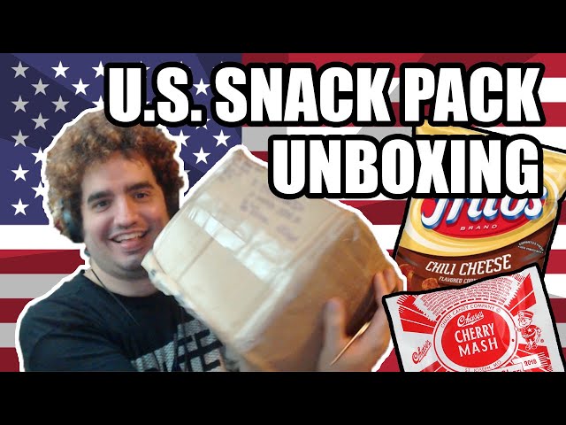 U.S.A. SNACKS UNBOXING