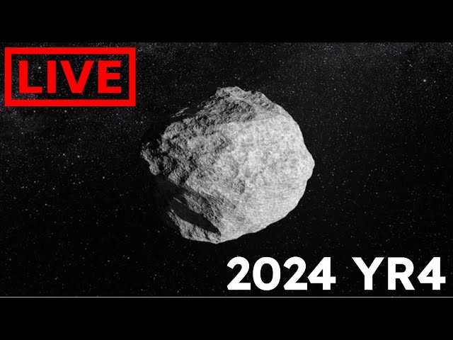 🌎 LIVE NEW! Asteroid 2024 YR4 Countdown ☄️ NASA Eyes