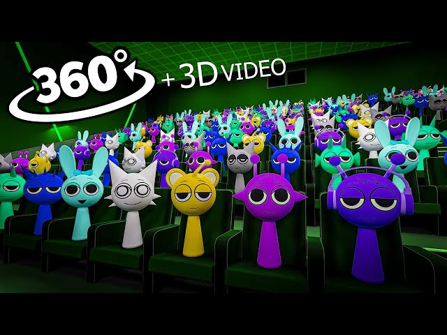 Incredibox Spranky’s puzzle Edition 360° VR: CINEMA HALL 3D VR Animation New version