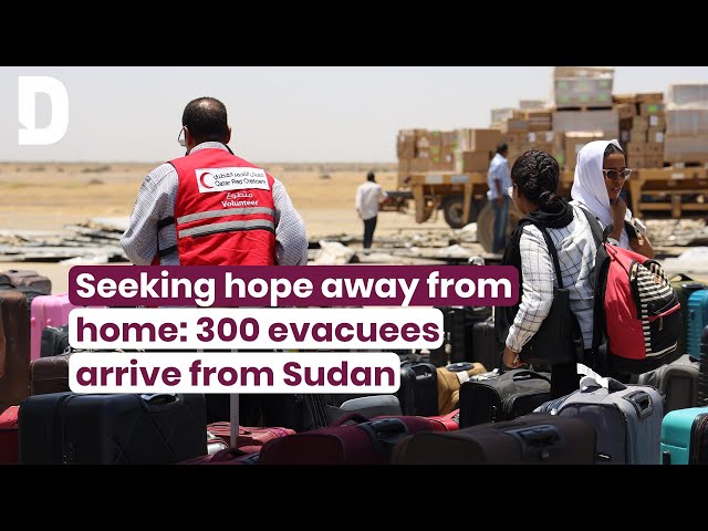 Seeking home away from home: 300 evacuees arrive from Sudan