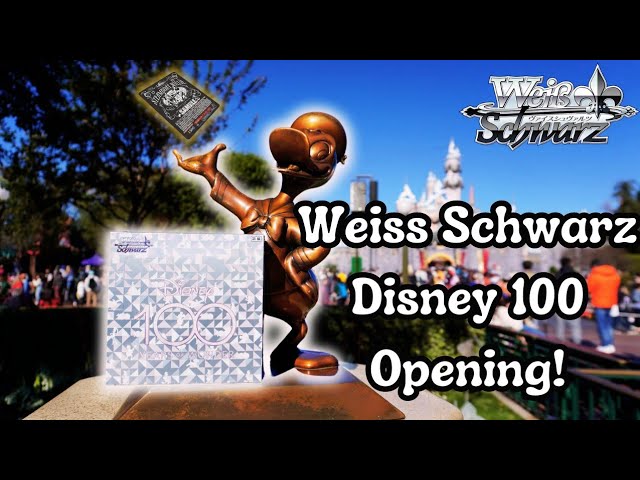 Unboxing Disney Magic: Weiss Schwarz Disney 100 Box Opening at Disneyland!