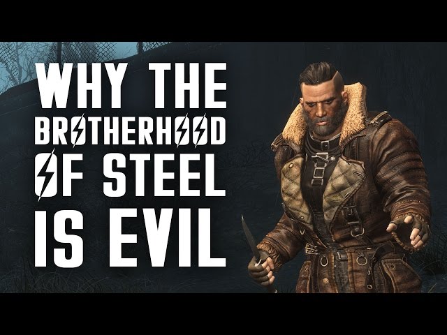 Why the Brotherhood of Steel is Evil - Fallout 4 Lore