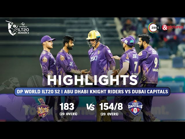 Cricket Highlights ILT20 S2 | हिंदी - | Sunil Narine और David Warner | ADKR vs DC - T20 | 3rd Feb