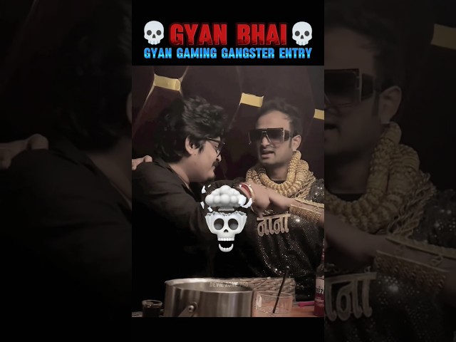 GYAN GAMING GANGSTER ENTRY 💀 #trending #shortsfeed @GyanGaming  #gyangaming #freefire