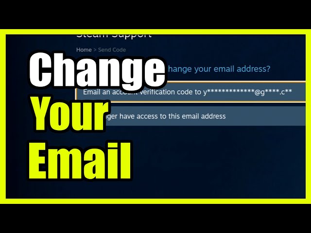 How to Change your Email Address on your Steam Deck Account (Easy Method)