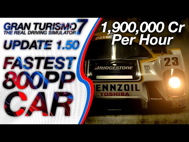 Best 800pp Car Update 1.50 - Gran Turismo 7 - Sardegna & Spa Tune (GT7 1.49 Fastest Money Grind)