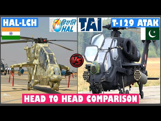 Indian Defence News:HAL LCH vs T 129 ATAK,Indian LCH vs T-129 Pakistan,Attack Helicopter comparison