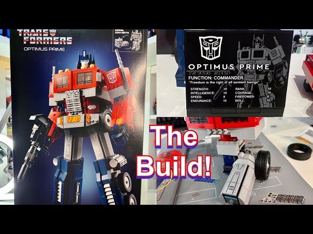 LEGO Transformers Optimus Prime Set 10302 - Part 1 - The Build!