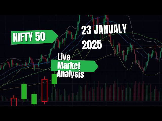 #Nifty  50 on  23/Jan/2025 Live Trading Prediction