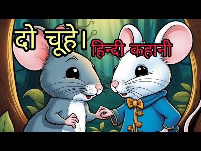 दो चूहे। Do chuhe | हिन्दी कहानी। moral stories cartoon video | hindi stories |