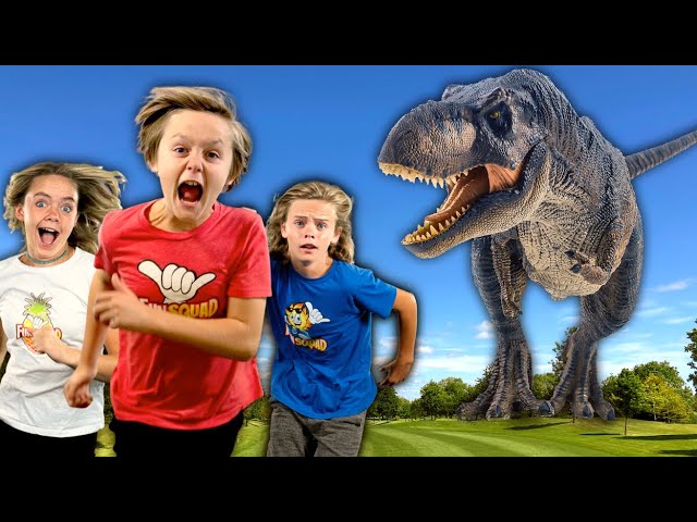 Dinosaurs Invade Fun Squad House!