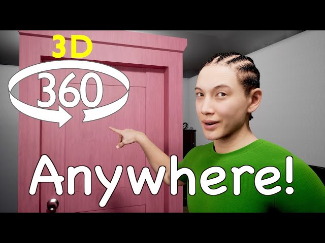 3D VR 360 - Anywheredoor Tutorial - ver.2.1 Doraemon  Metahuman 4k