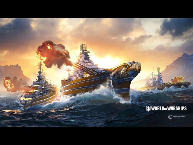 🚢¡Explosiones y memes en el agua! #worldofwarships #AMPd #ad