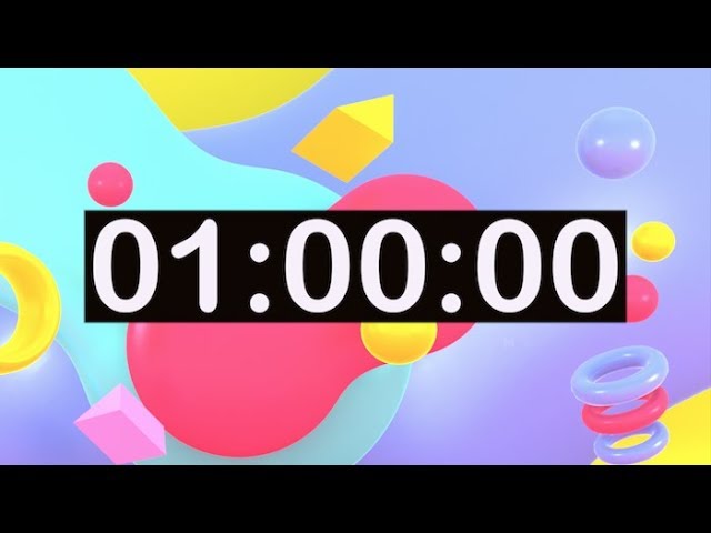 Timer for Kids! 1 Hour Countdown Timer with Music for Classroom, Dance, Learn, Study, Play, Work To!