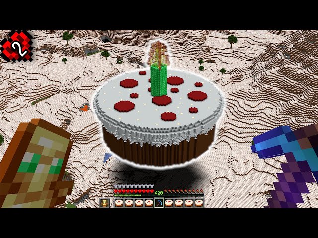 I Made The Most Over The Top Cake In Minecraft Hardcore