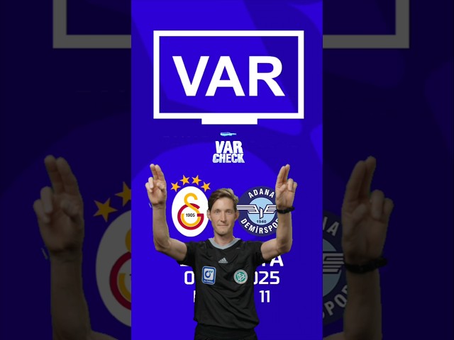 VAR's real feelings 🎭 #referee #football #galatasaray #adanademirspor #fenerbahçe #beşiktaş #türkiye