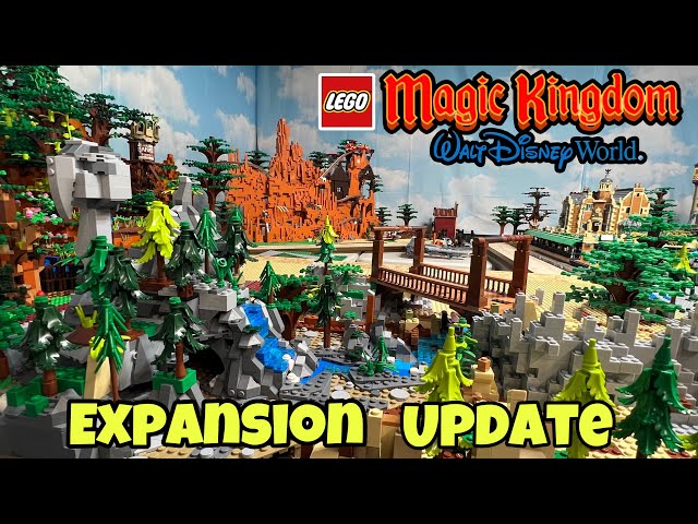 LEGO MAGIC KINGDOM EXPANSION BUILD UPDATE - FRONTIERLAND WDW