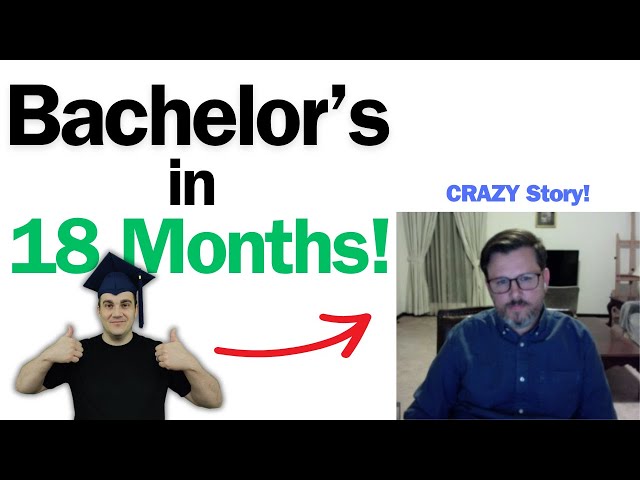 Bachelor's Degree in 18 Months & BIG Job Promotion!