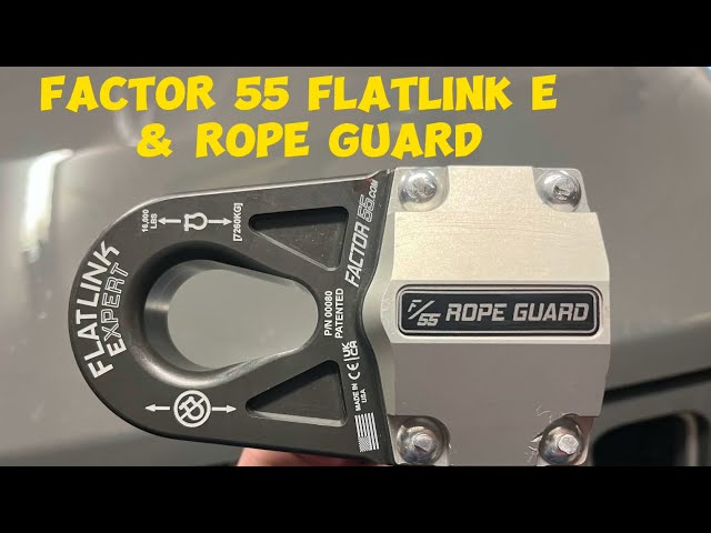 Factor 55 Flatlink E and Rope Guard Install