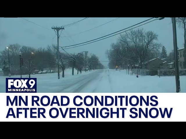 Minnesota road conditions Saturday morning: Live drive