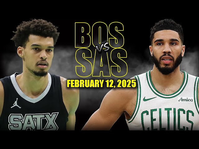 Boston Celtics vs San Antonio Spurs Full Game Highlights - February 12, 2025 | NBA Regular Season