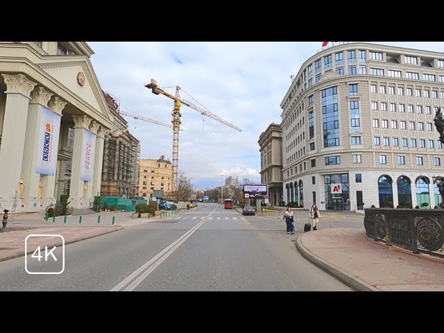 Driving in Skopje North Macedonia - 4K