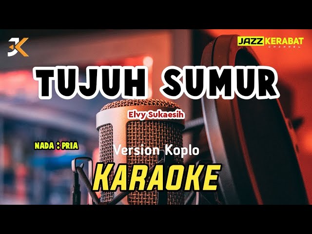 KARAOKE TUJUH SUMUR_ELVY SUKAESIH | NADA PRIA | DANGDUT KOPLO | Dm