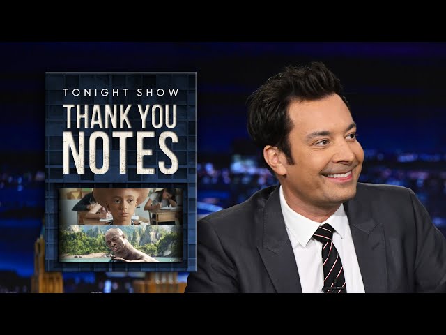 Thank You Notes: Super Bowl LIX, Valentine's Day | The Tonight Show Starring Jimmy Fallon