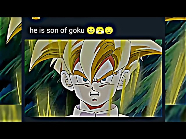 He is son of goku 🥵 #goku #dbz #dbs