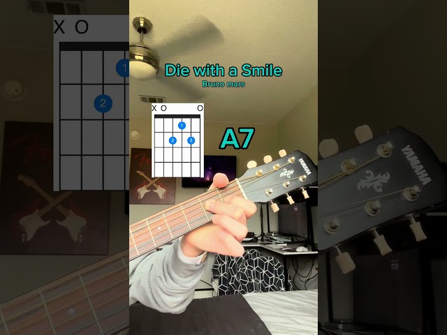 Die with a Smile - Bruno mars - tutorial #guitar #brunomars #tutorial #trending