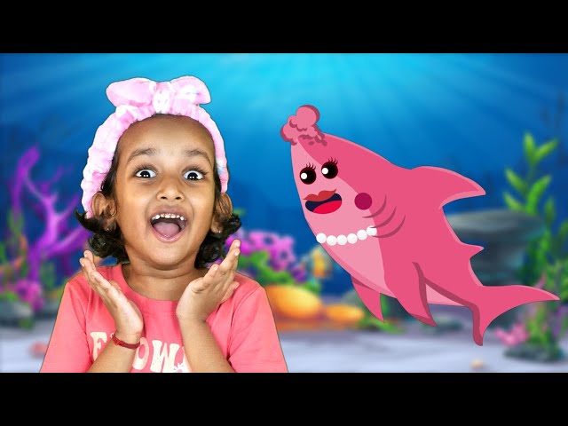 शार्क फिंगर फ़ैमिली | Baby Shark Finger Family✋| Hindi Rhymes - Kuku and Cucudu