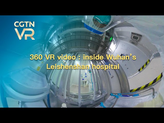 360 video: How medics in Leishenshan hospital help patients improve pulmonary functions.