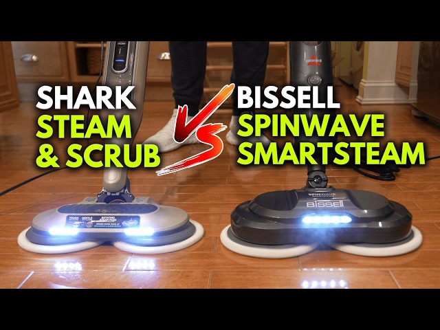 BISSELL SpinWave SmartSteam vs SHARK Scrub & Clean - Which Steam Mop is the Best?