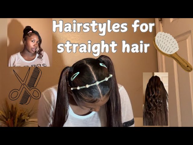 ♡ 3 Easy hairstyles ( Straight hair edition ) ♡