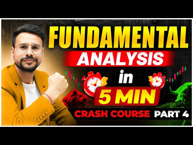 Fundamental Analysis in 5 MINUTES For Beginners in Hindi | Stock market Crash Course Part 4