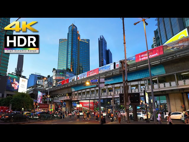 [ 4K HDR 🇹🇭 ] Thailand Vlog / Virtual Walking Tour BANGKOK ASOK / Terminal21 Asok - Singha Complex