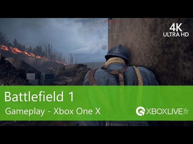 [4K] Battlefield 1 | Gameplay multi & Frame-rate test - Xbox One X