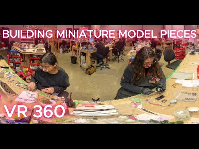 BUILDING MINIATURE MODEL PIECES - LITTLE CANADA - 360 VIDEO - INSTA360 X4 - PLAY ON Meta Quest 3 VR