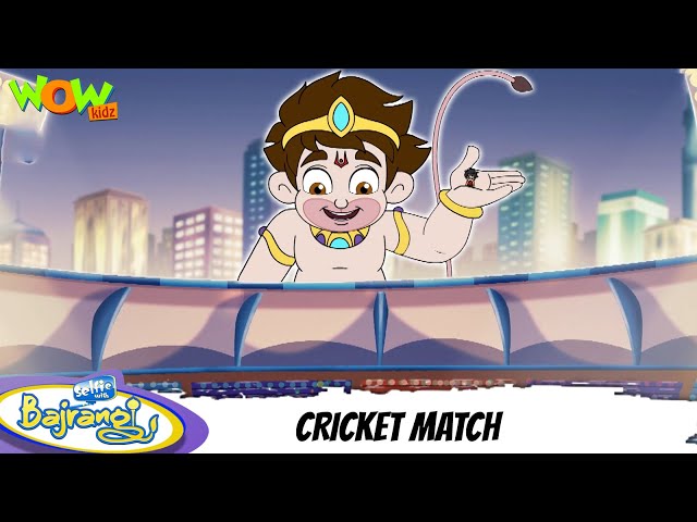 Selfie With Bajrangi | Cricket Match | Compilation -05| Hindi Cartoon For Kids | Wow Kidz