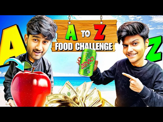 A to Z Food Eating Challenge!! 😍