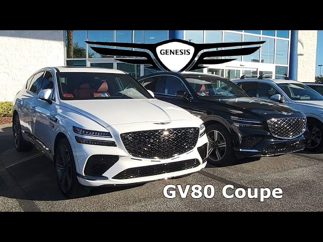 2025 Genesis GV80 Coupe vs. GV80 Coupe with E-Supercharger: Which Luxury SUV Should You Choose?